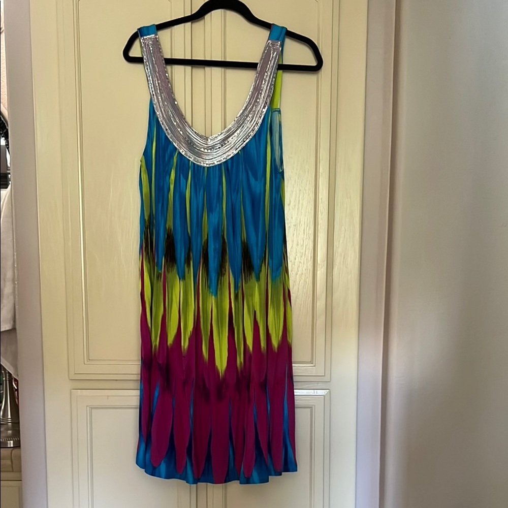 1x INC great colored with bling summer tank dress! Smoke-free, clean home!